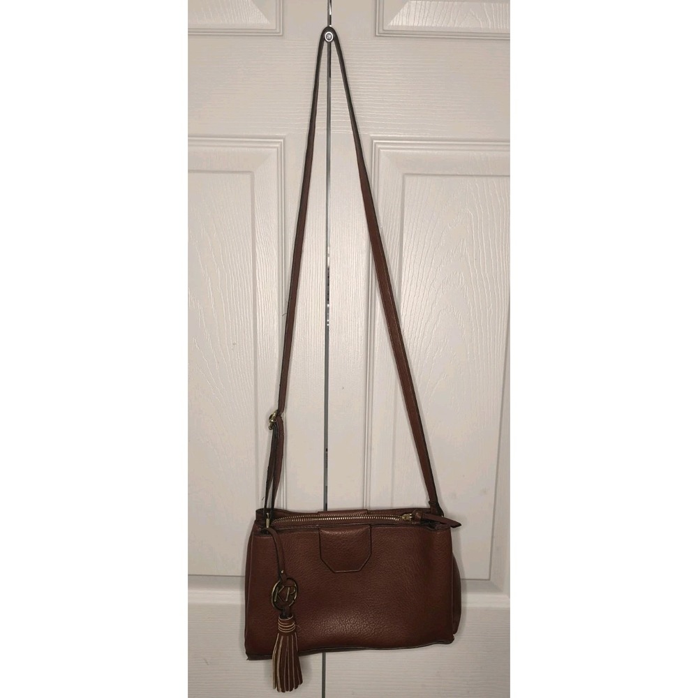 Brown Bueno Handbag Brown‎ adjustable strap Lined Crossbody Purse Shoulder Bag